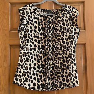 Cheetah Print Blouse